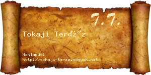 Tokaji Teréz névjegykártya